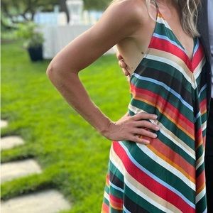 Striped cocktail dress Small, lulus